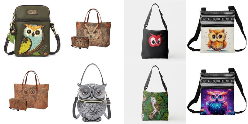 Bags, Vintage Leather Owl Change Purse